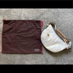 Vintage Coach Signature Optic Hobo Bumble Bee Handbag No. M053-5064